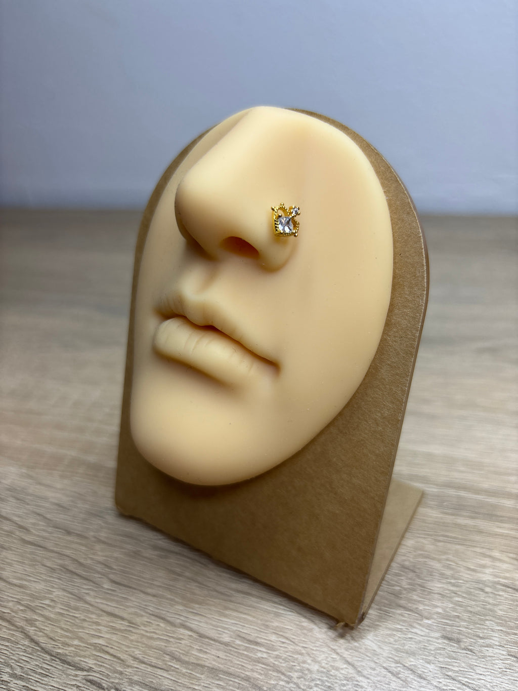 Piercing nez cœur doré 0,77cm x 0,8 cm