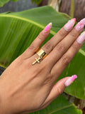 Bague ajustable Croix