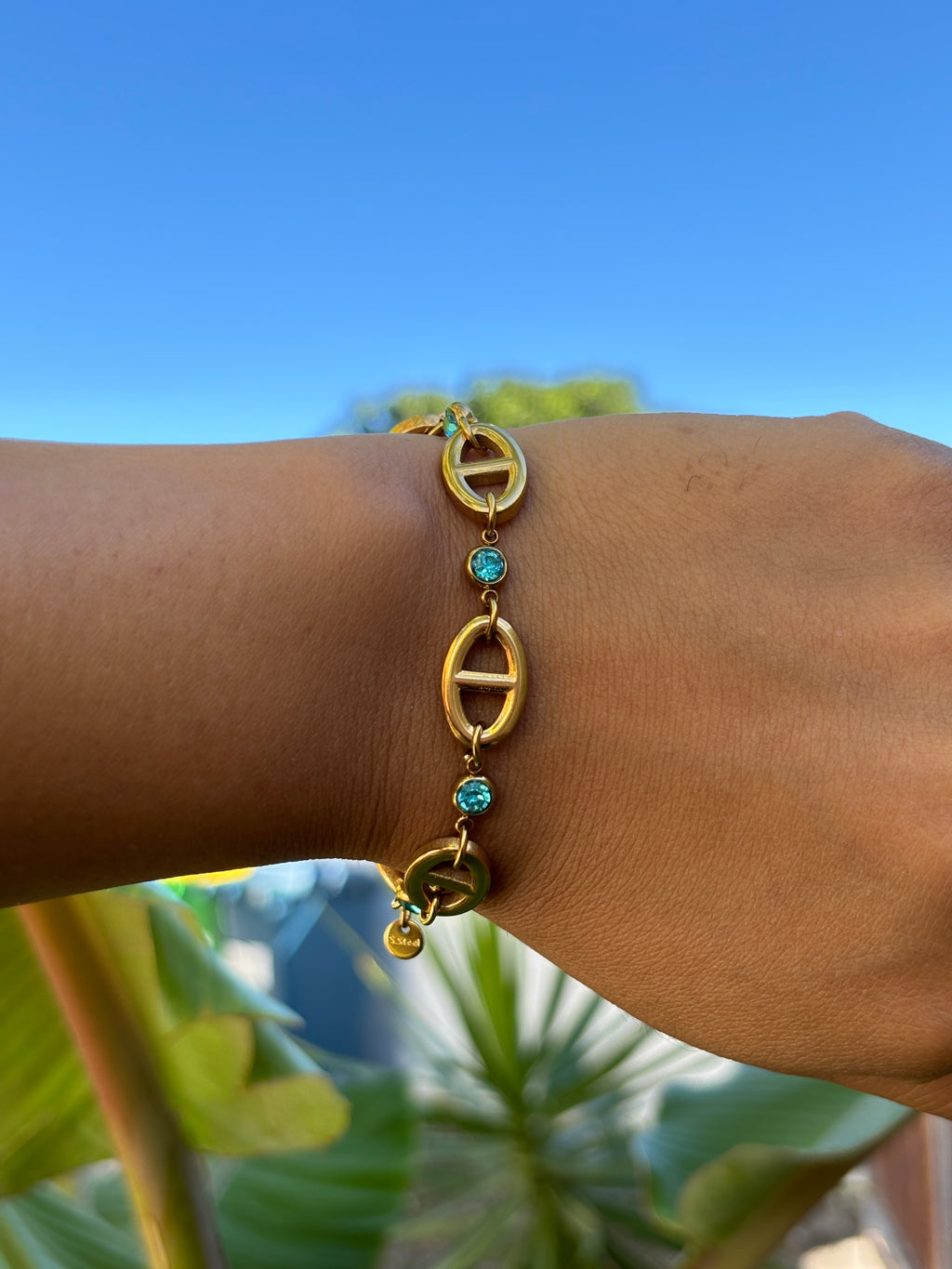 Bracelet Caraïbes turquoise
