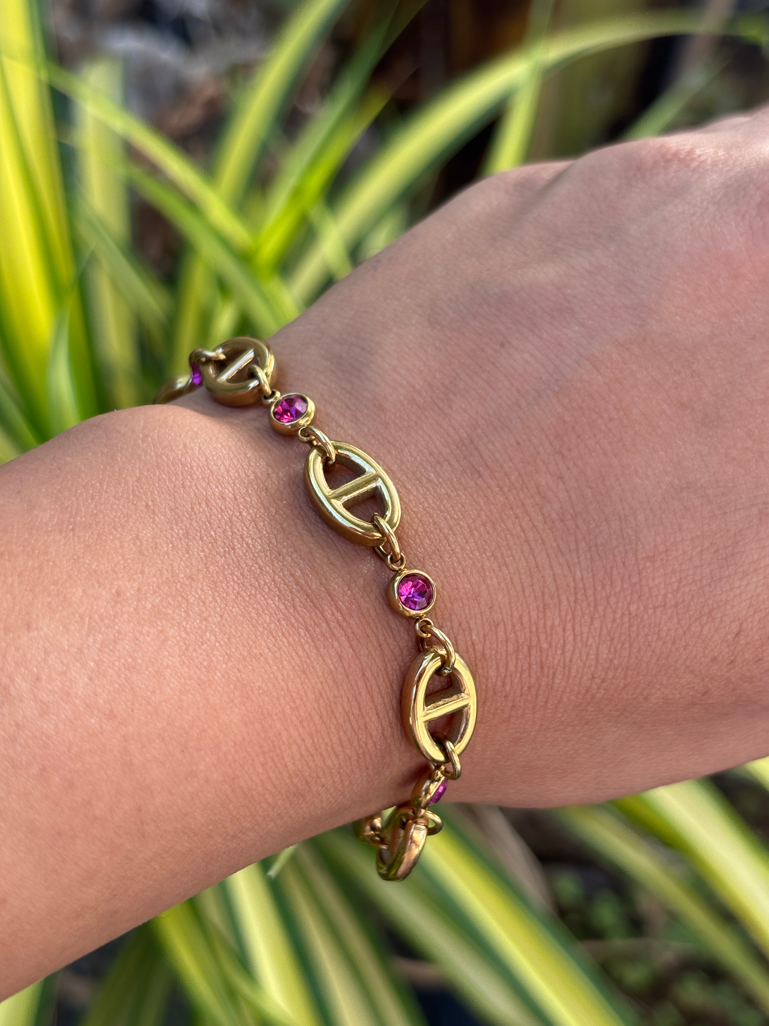 Bracelet Caraïbes Rose
