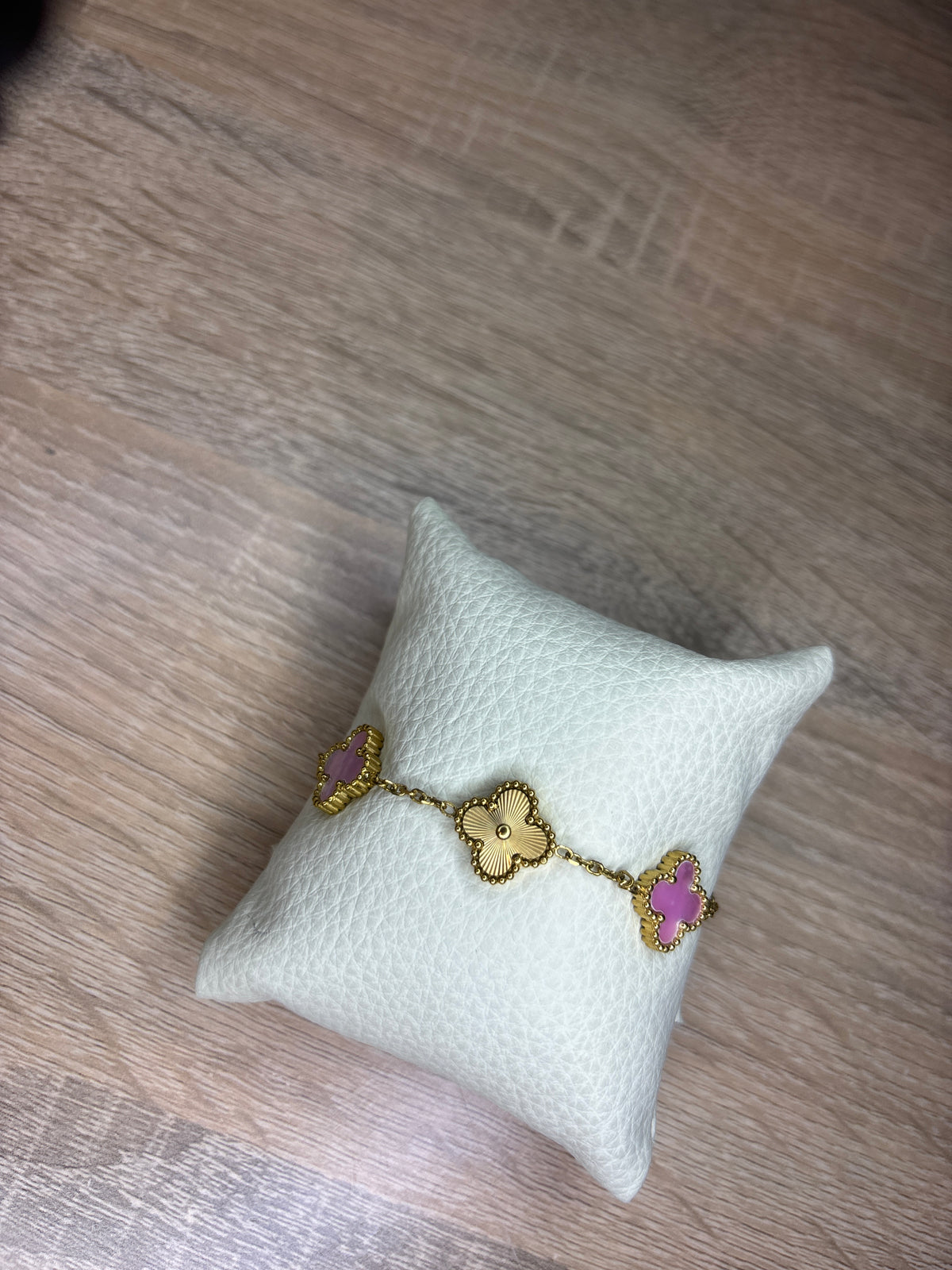 Bracelet Mandy doré rose holographique