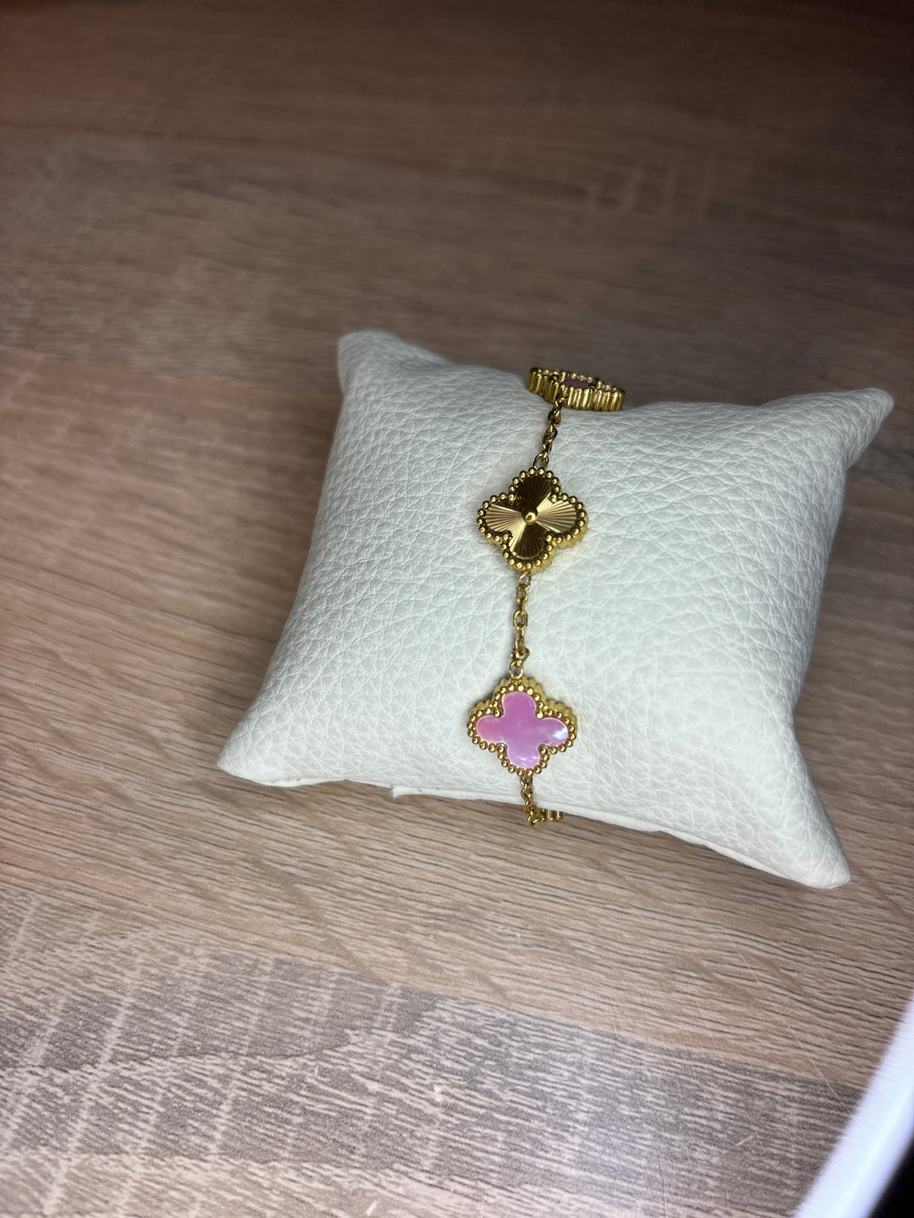 Bracelet Mandy doré rose holographique