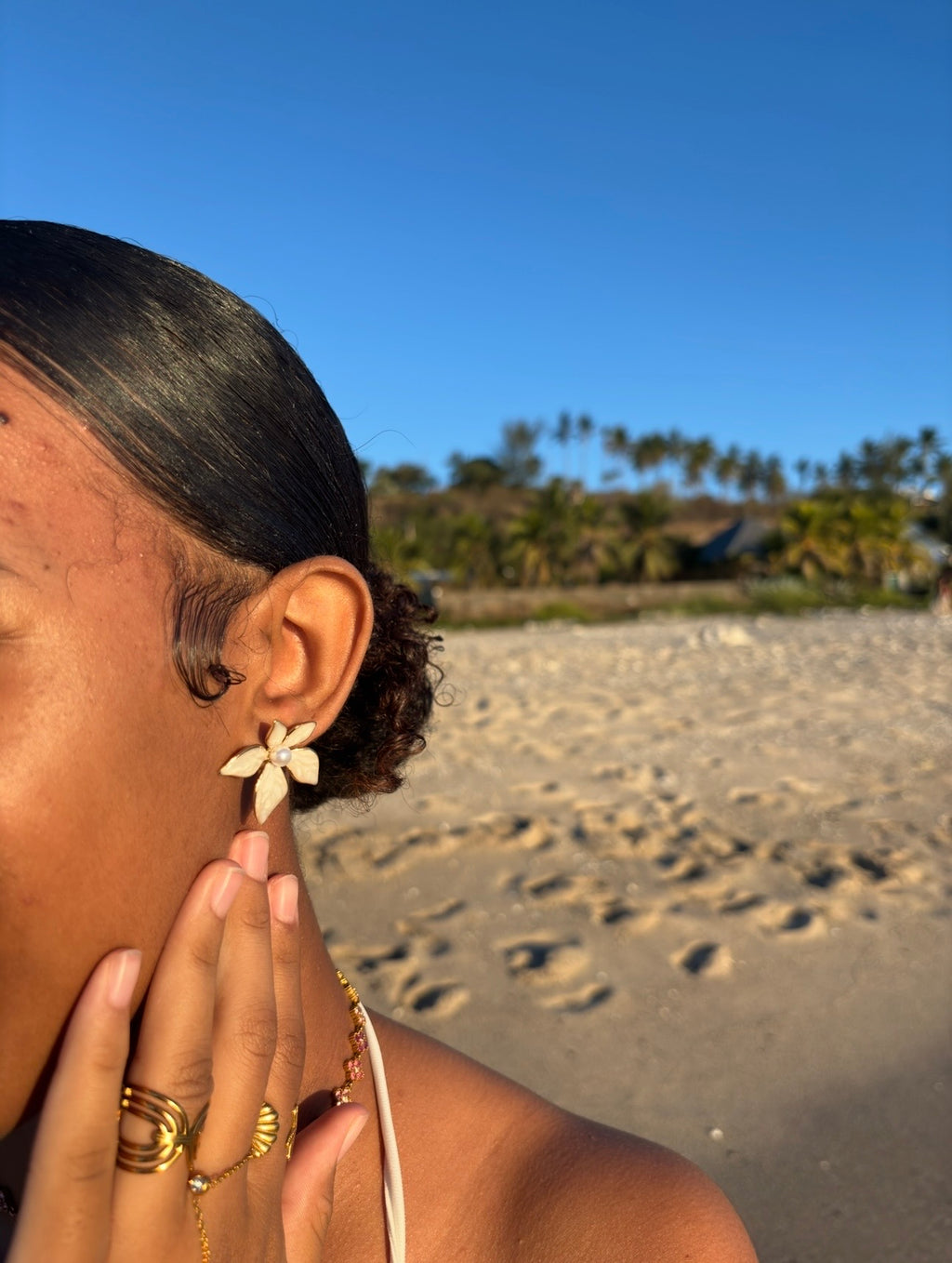 Boucles fleur de Vanille