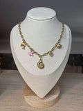 Collier breloques coquillages