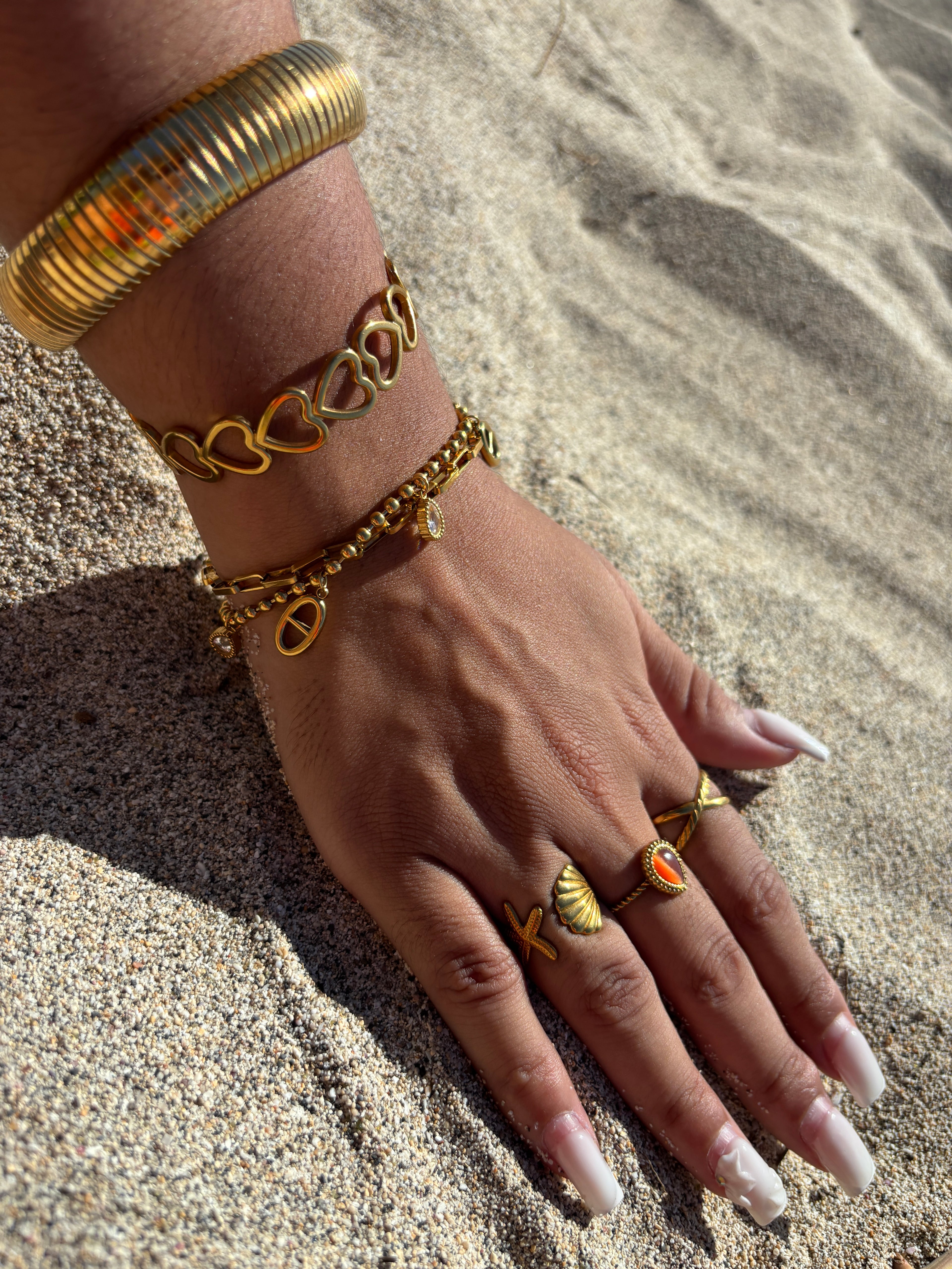 Bague ajustable Coralia