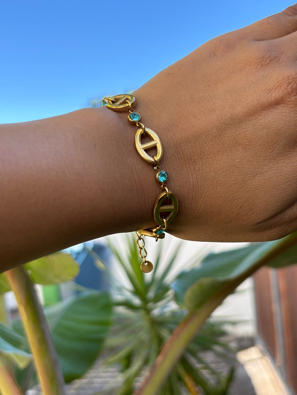 Bracelet Caraïbes turquoise