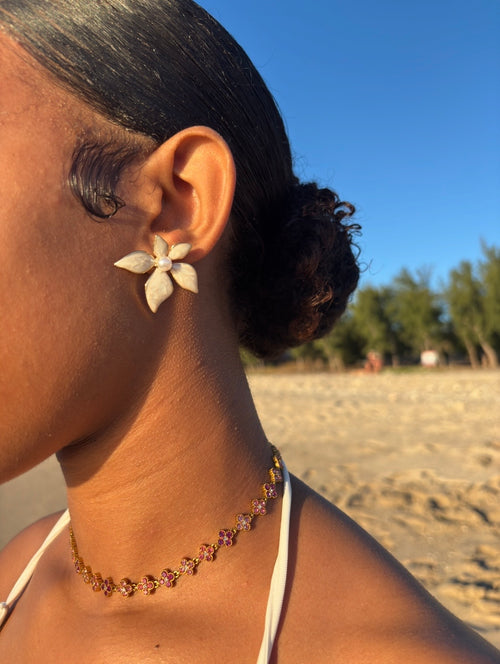 Boucles fleur de Vanille