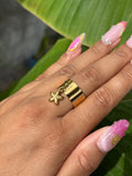 Bague ajustable etoile de mer