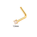 Piercing nez rond en L 1,5mm
