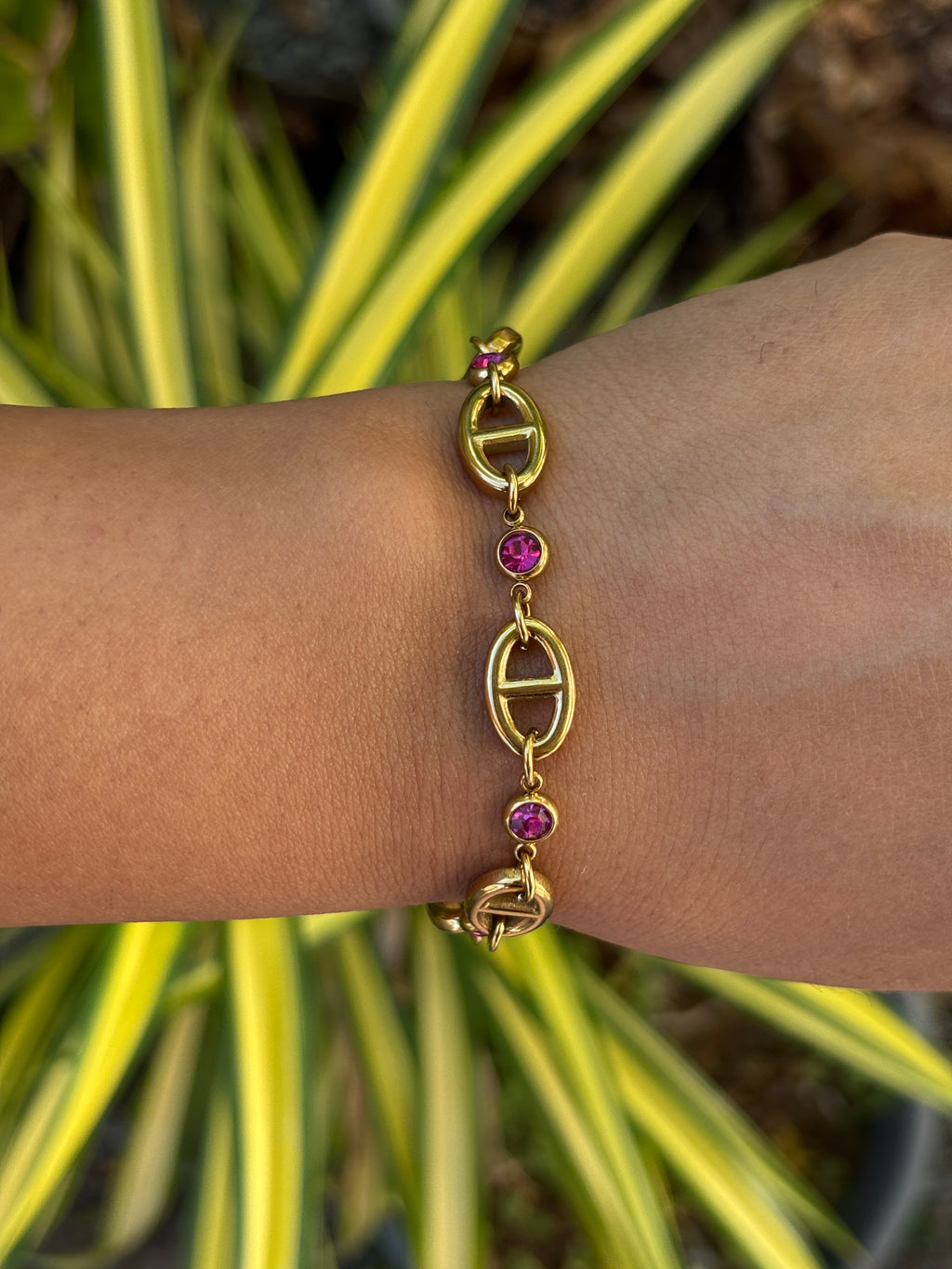 Bracelet Caraïbes Rose