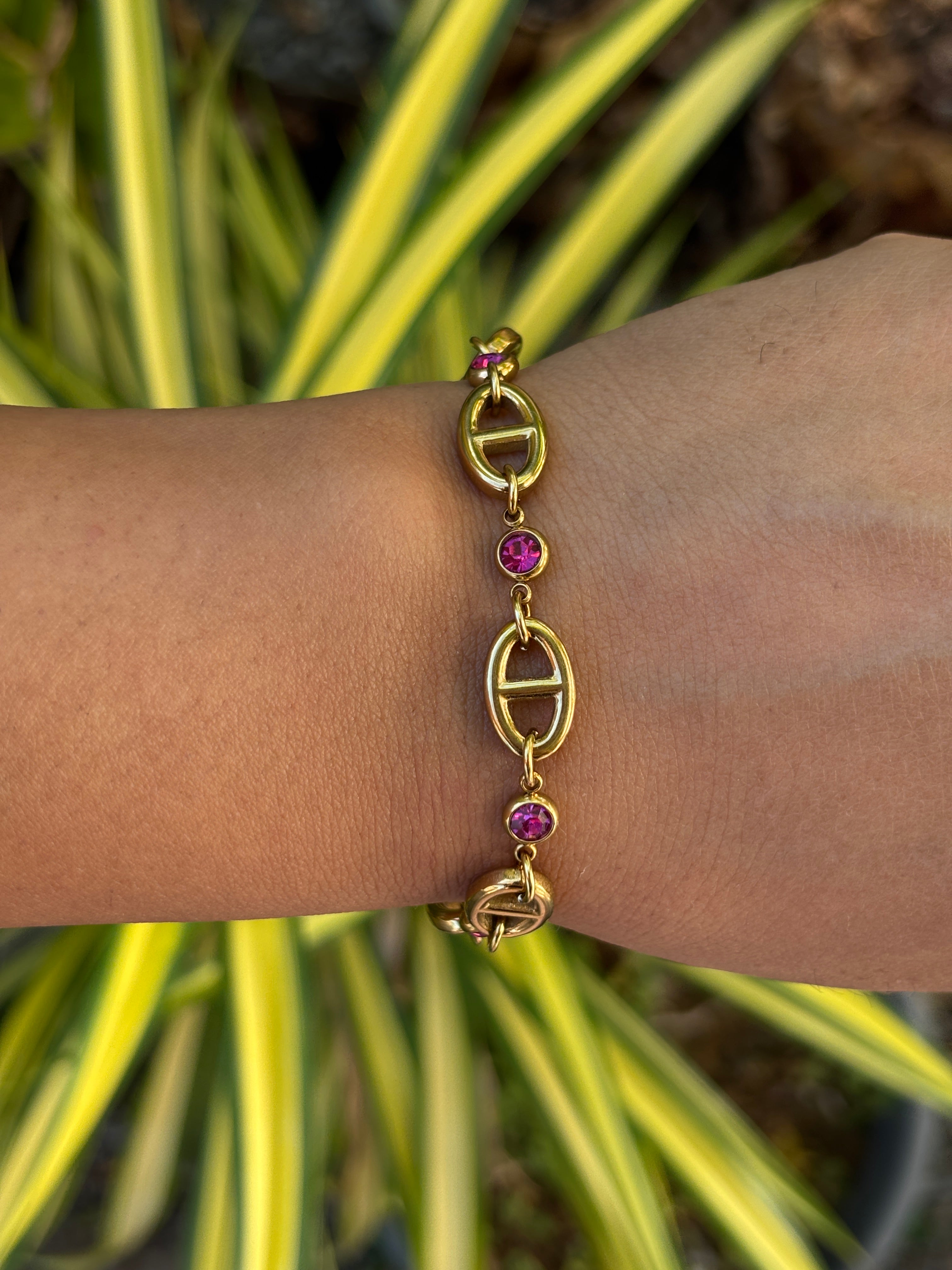 Bracelet Caraïbes Rose