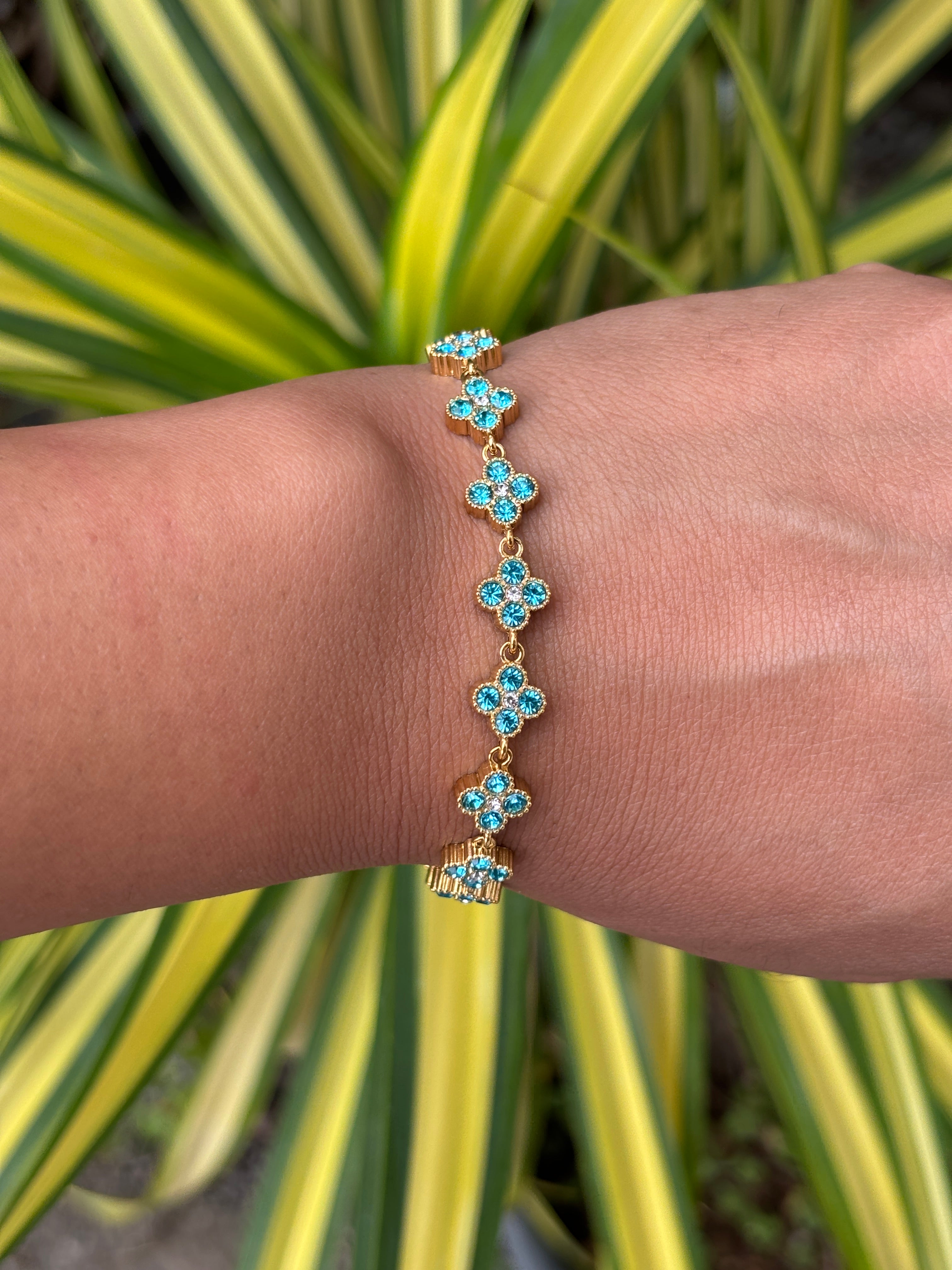 Bracelet Princesse bleu turquoise