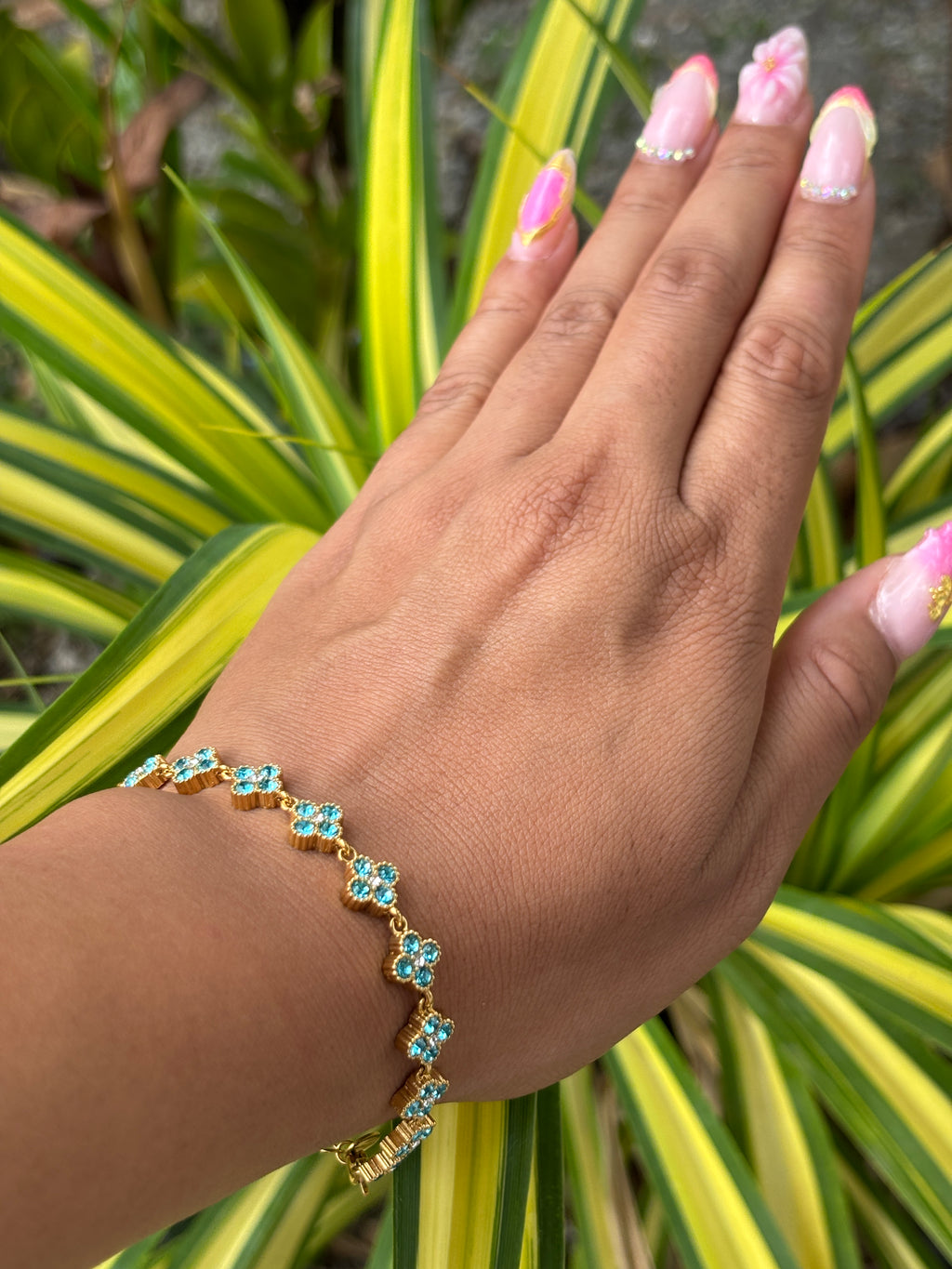 Bracelet Princesse bleu turquoise