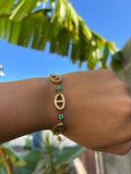 Bracelet Caraïbes turquoise