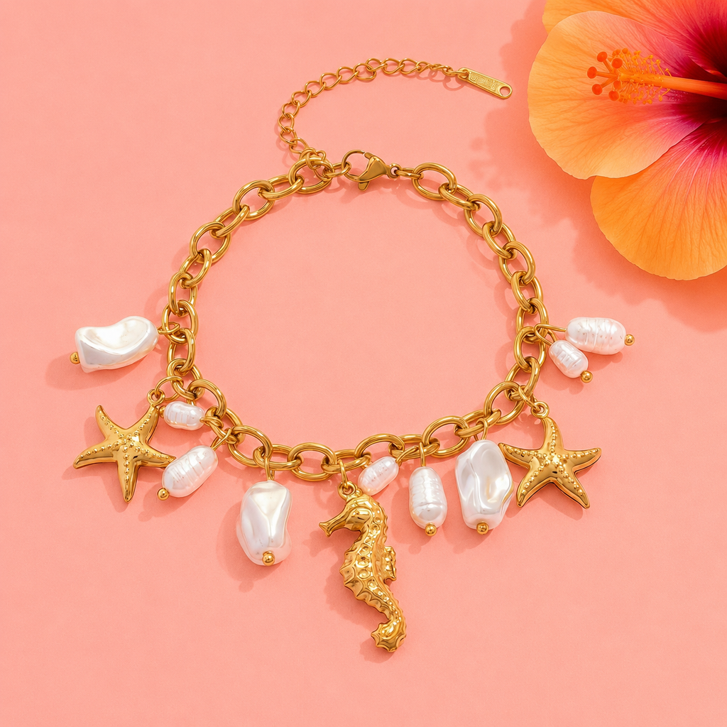Bracelet breloques Océane