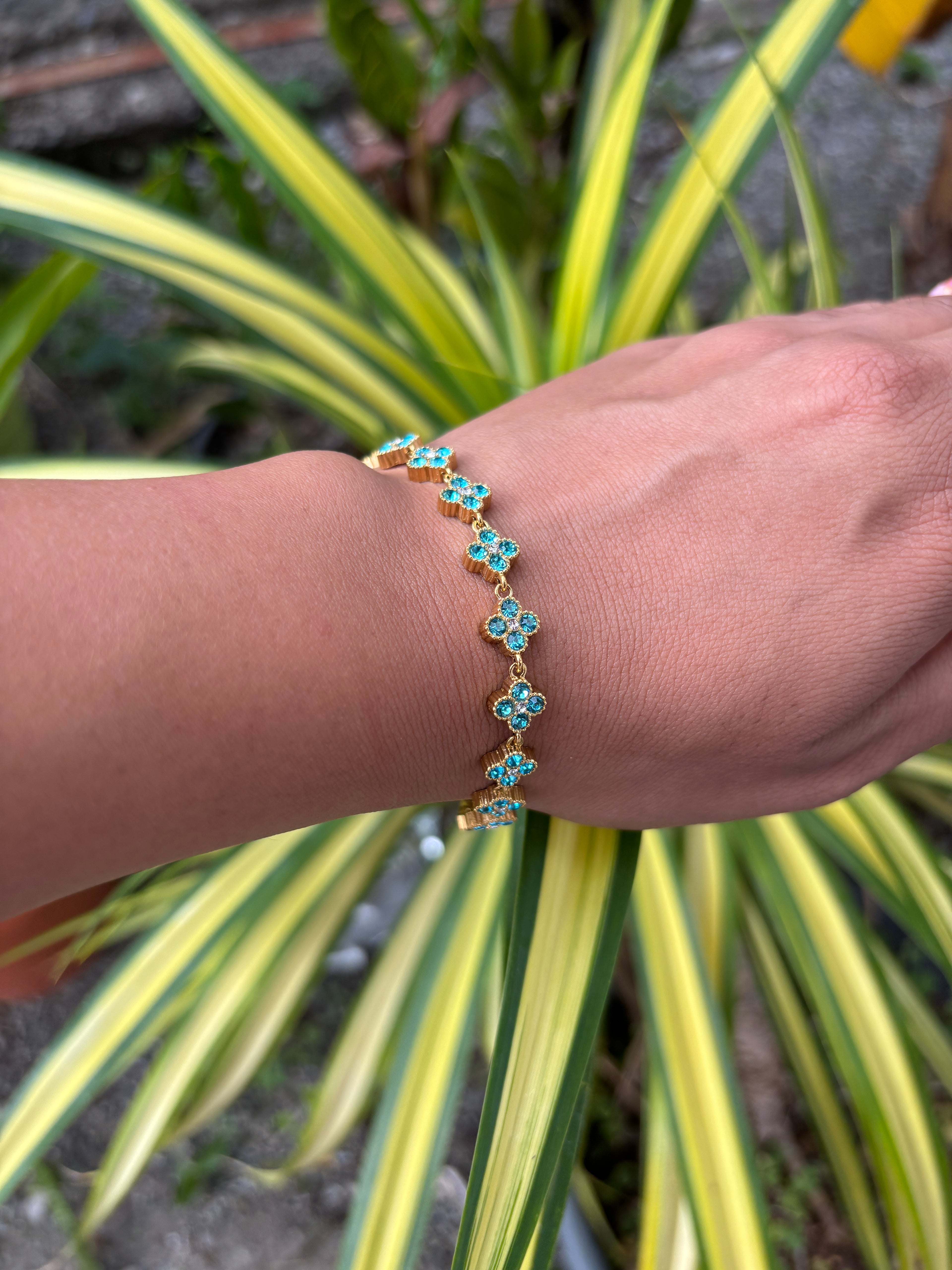 Bracelet Princesse bleu turquoise