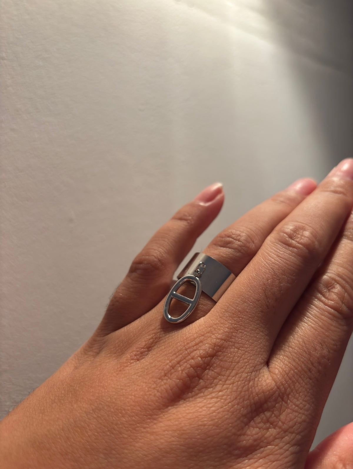Bague ajustable maillon
