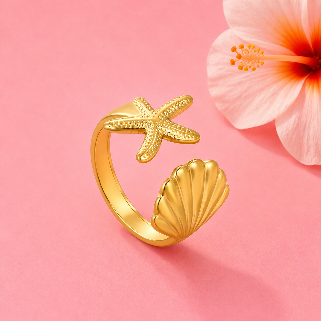 Bague ajustable Coralia