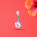 Piercing Cristal rose
