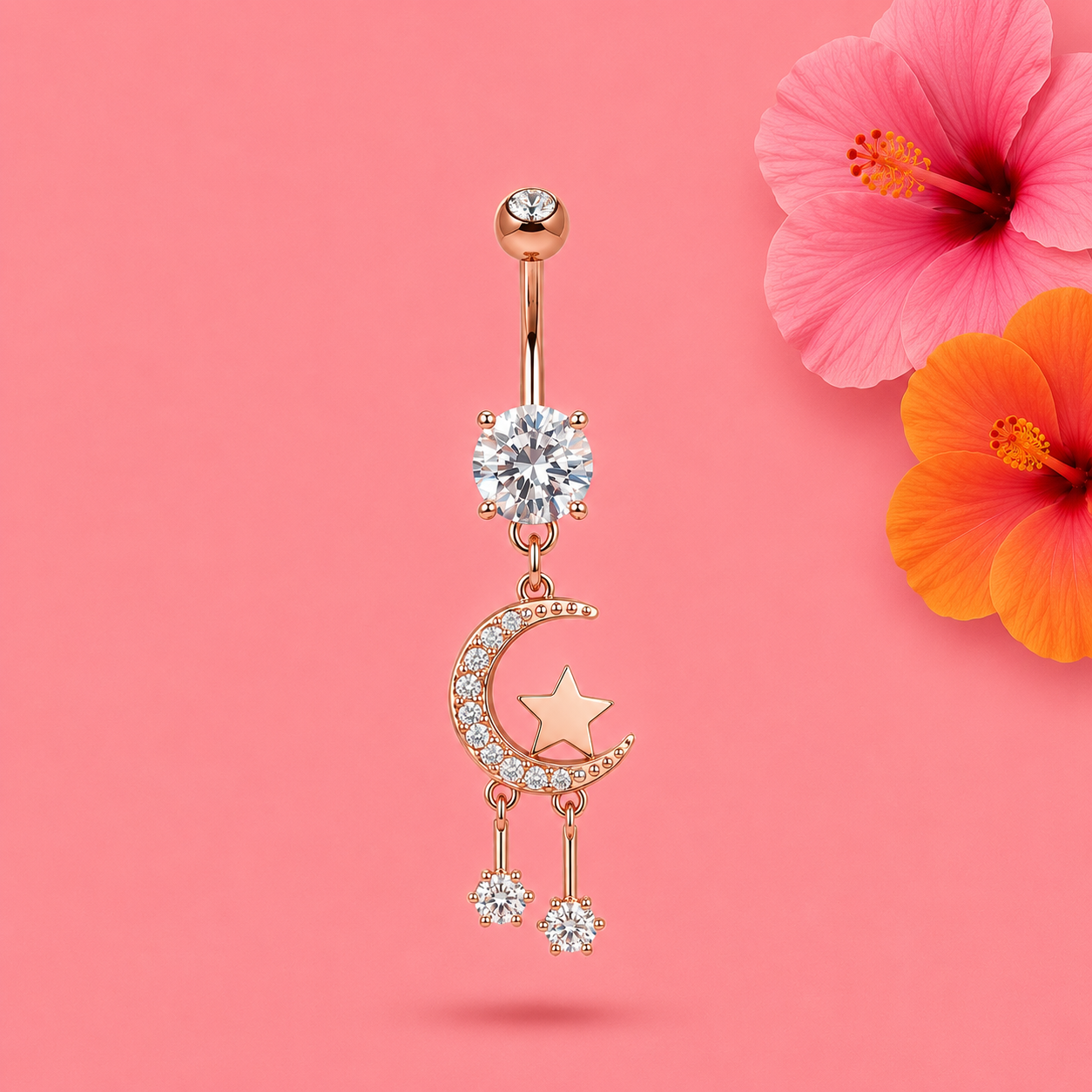 Piercing Luna Or Rose