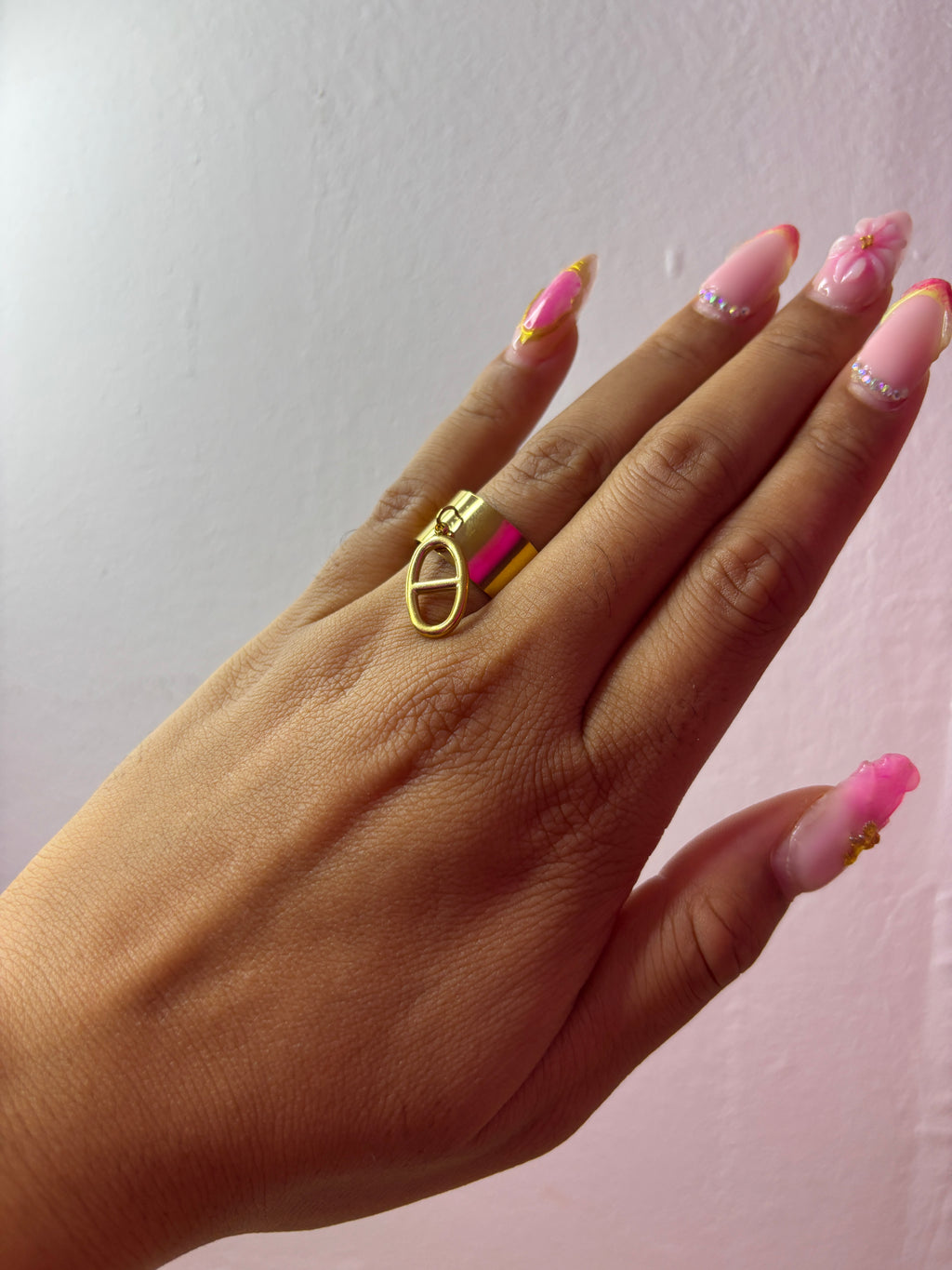 Bague ajustable maillon